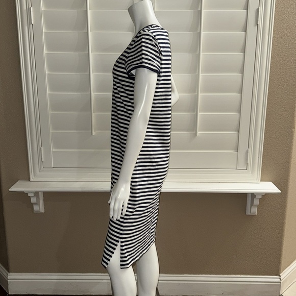 Tommy Bahama Relax Breton Stripe Dress Coastline Navy - Picture 3 of 9